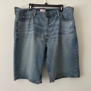 Levi’s Long Blue Jean shorts